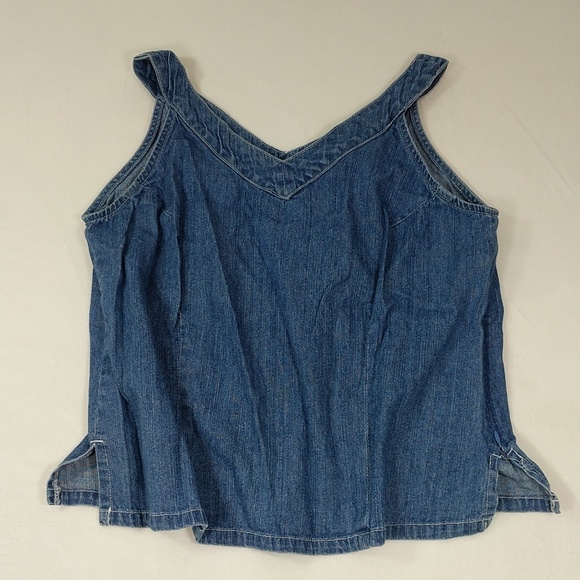V Neck Zipper Striped Tank Top